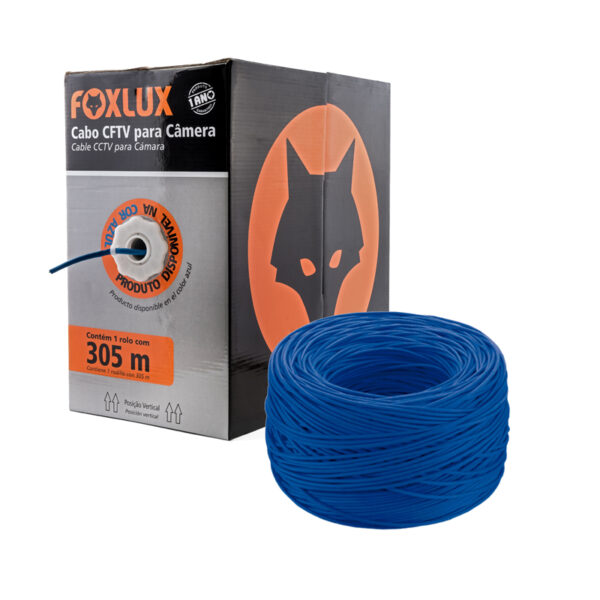 CABO COMPUTADOR AZUL 305M CAT5 FOXLUX