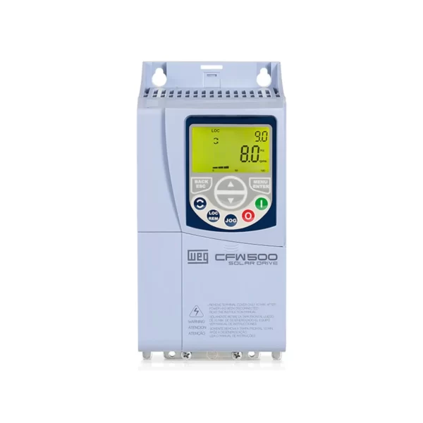 Inversor off grid drive bomba solar Weg cfw500 smart mppt grid trifásico 380v 5cv centrifuga ou submersa