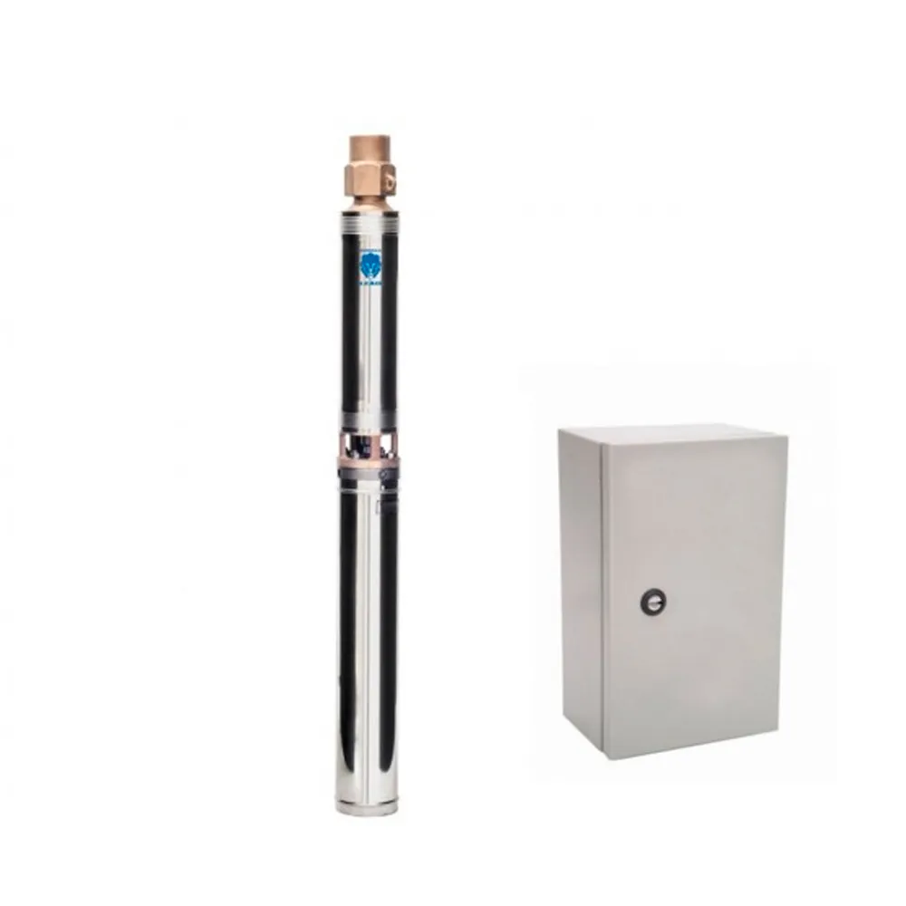 Bomba Leão Submersa Tipo Caneta 4SD-14 5Cv 380v Trifásico Com Painel - Imagem 2