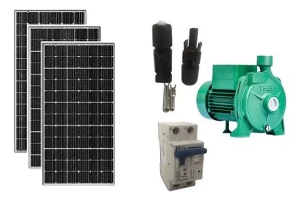 Kit Bomba Centrífuga Thebe B-13 Solar Ci 950w 114v Acompanha 3 placas de 555w